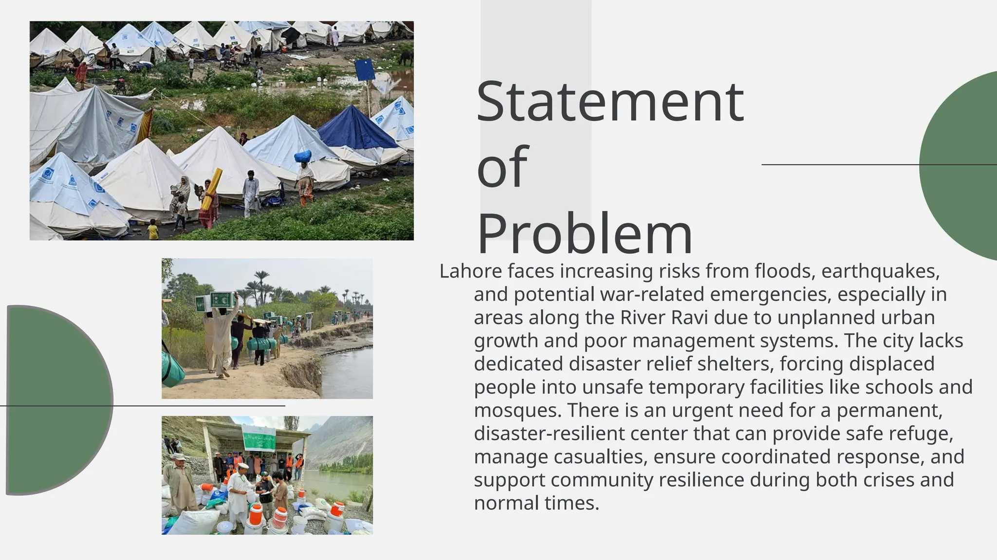 THE BEACON CENTER, A Shelter from flood and War | PPTX