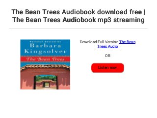 sequel to the bean trees