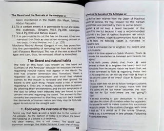 The beard and the sunnah of the ambiya by mufti saeed ahmad paalanpuri ...