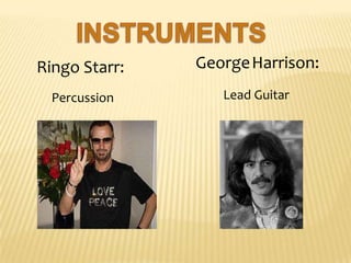 Ringo Starr:
Percussion
GeorgeHarrison:
Lead Guitar
 