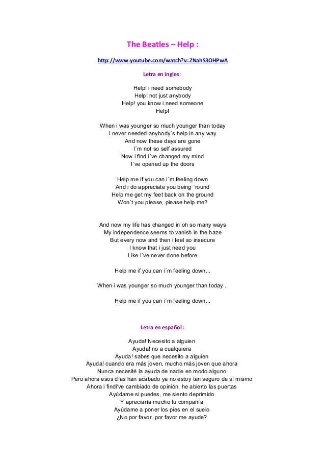 Letra De La Cancion Yellow Submarine En Ingles