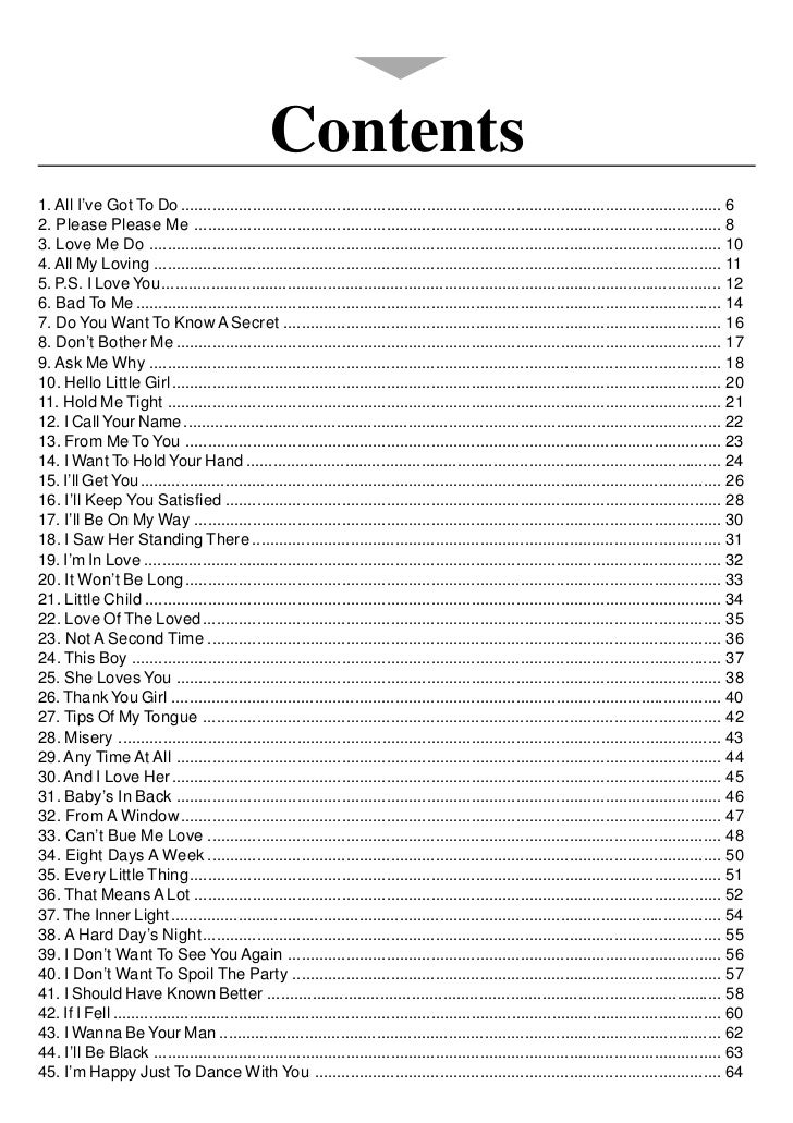 The Beatles All Songs 1962 1974