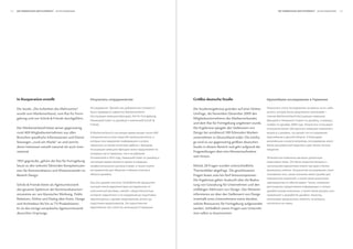 22   Die VermeSSung Der Schönheit                                                                                                                                                                             Die VermeSSung Der Schönheit                                        




     In Kooperation erstellt                                                                                                                      Größte deutsche Studie

     Die Studie „Die Schönheit des Mehrwertes“                         “                                                         ”,               Die Studienergebnisse gründen auf einer Online-                                                                        -
                                                                                                         arkenverband                                                                                    ,                                                              –
     wurde vom Markenverband, vom Rat für Form-                                                                                                   Umfrage, die November/Dezember 2009 den
                                                        (                                                  ), Rat für Formgebung                                                                             Markenverband (
     gebung und von Scholz & Friends durchgeführt.                                                                                                Mitgliedsunternehmen des Markenverbandes
                                                        (                                              )                 Scholz &                                                                            )                                                  ,
                                                        Friends.                                                                                  und dem Rat für Formgebung angeboten wurde.                           2009                .
     Der Markenverband bietet seinen gegenwärtig                                                                                                  Die Ergebnisse spiegeln den Stellenwert von                         100
     rund 400 Mitgliedsunternehmen aus allen             Markenverband                                                                      400   Design bei annähernd 100 führenden Marken-                          ,
     Branchen spezifische Informationen und Dienst-                                                                                 ,             unternehmen in Deutschland wider. Die Umfra-                                                  .
     leistungen „rund um Marke“ an und vertritt                                                                                 ,                 ge wird so zur gegenwärtig größten deutschen                                                      ,
                                                                                                                                    .
     deren Interessen sowohl national als auch inter-                                                                                             Studie in diesem Bereich und geht aufgrund der
                                                                                                                                                                                                              .
     national.                                                                                                                                    Fragestellungen über eine Momentaufnahme
                                                                                           ,                            .
                                                                       1953            ,                                                          weit hinaus.                                      28
     1953 gegründet, gehört der Rat für Formgebung                                                                                                                                                                      .
     heute zu den weltweit führenden Kompetenzzen-                                                            ,                                   Mittels 28 Fragen wurden unterschiedliche
     tren für Kommunikation und Wissenstransfer im                                                                                                Themenfelder abgefragt. Die geschlossenen                                 .
     Bereich Design.                                                           .                                                                  Fragen boten zwei bis fünf Antwortoptionen.                       ,
                                                                                                                                                                                                                                    ,
                                                                                                                                                  Die Ergebnisse geben Auskunft über die Bedeu-
                                                                           -           , Scholz&Friends                                                                                                                                             .       ,                -
     Scholz & Friends bietet als Agenturnetzwerk                                                                                                  tung von Gestaltung für Unternehmen und den
                                                                                                                            :
     das gesamte Spektrum der Kommunikationsin-                                    ,                                                    ,         vielfältigen Mehrwert von Design. Des Weiteren                                        ,
     strumente an: von klassischer Werbung, Public                 -                                                                              informieren sie über den Stellenwert von Design                                                       .           ,
     Relations, Online und Dialog über Event, Design                                   -                          ,                               innerhalb eines Unternehmens sowie darüber,
     und Architektur bis hin zu TV-Produktionen.                                                   .                                              welche Ressourcen für Formgebung aufgewendet                                  .
     Es ist das einzige europäische Agenturnetzwerk                                            ,                                        .         werden. Schließlich waren Fragen zum Unterneh-
     deutschen Ursprungs.                                                                                                                         men selbst zu beantworten.
 