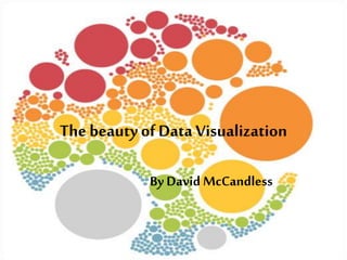 By David McCandless
The beauty ofData Visualization
 