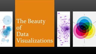 The Beauty
of
Data
Visualizations
 