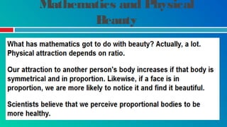 The beauty of mathematics | PPT