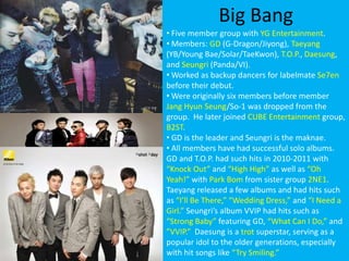 The group consists of 4 members, of which CL is the leader and main rapper.