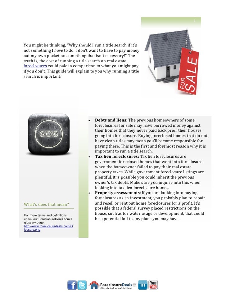 The Beginner's Guide to Title Searches