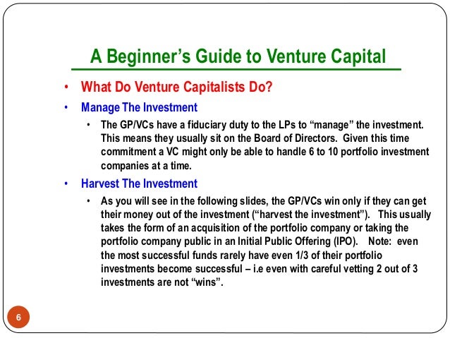 The beginners guide to venture capital by jimmy stepanian - 웹