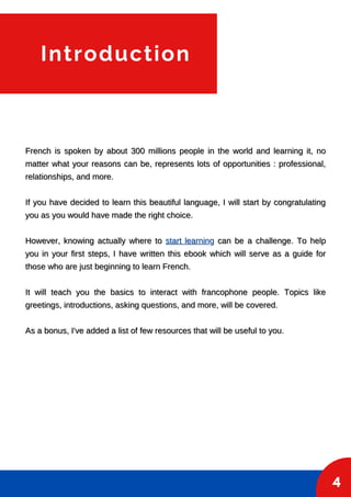 French Introduction.pdf The ultimate guide for starting your French learning journey | PDF