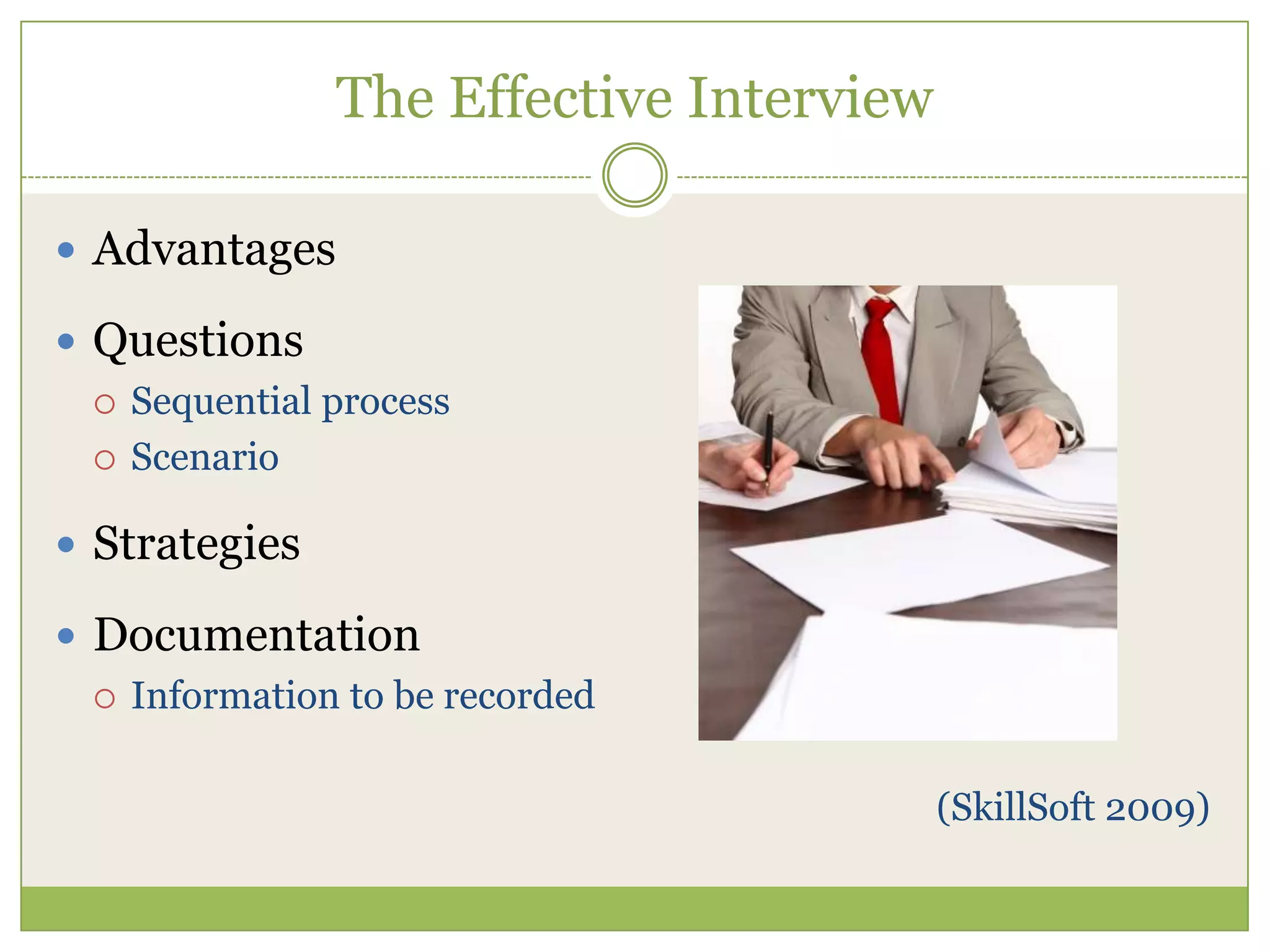 The Behavioral Based Interview | PPTX | Resume Writing and Advice | Job ...