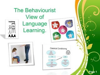 TheBehaviourist View of LanguageLearning. 