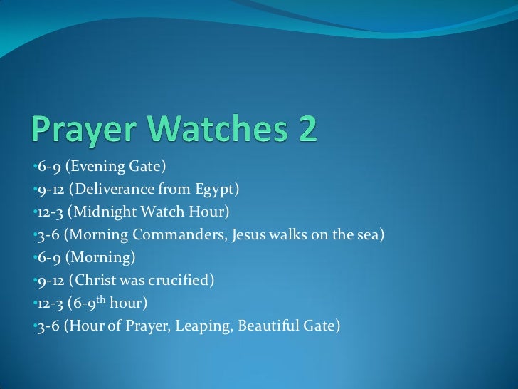 The believer’s prayer life presentation group