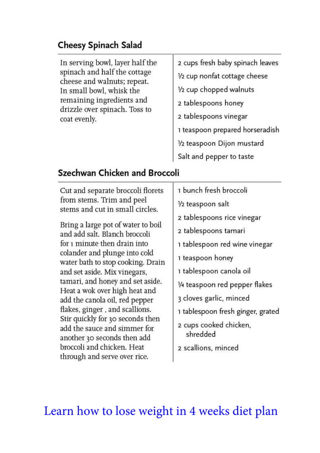 learn-how-to-lose-weight-in-4-weeks-diet-plan
