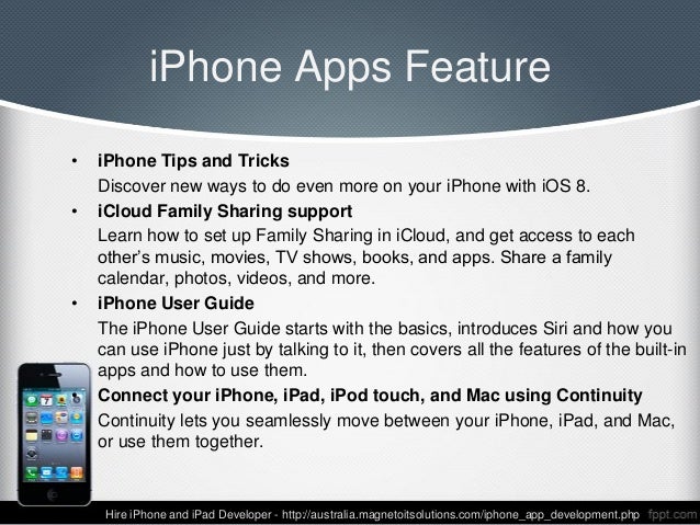 The benefits of an i phone and ipad application development for a sma…