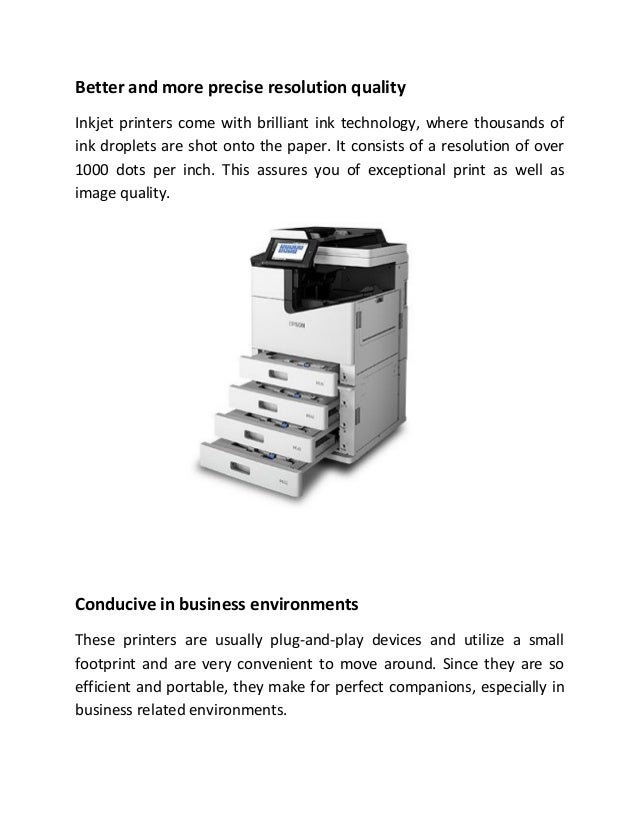 The Benefits of Business Inkjet Printers
