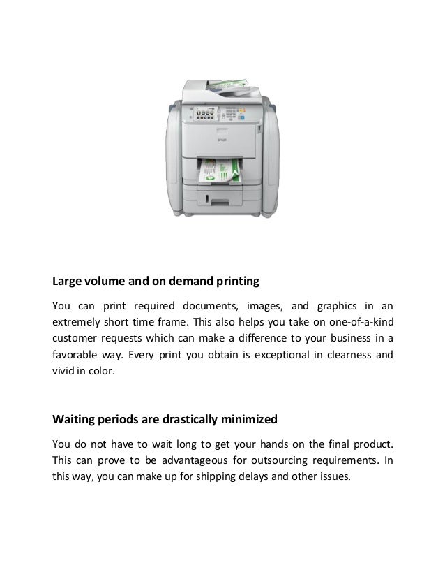 The Benefits of Business Inkjet Printers