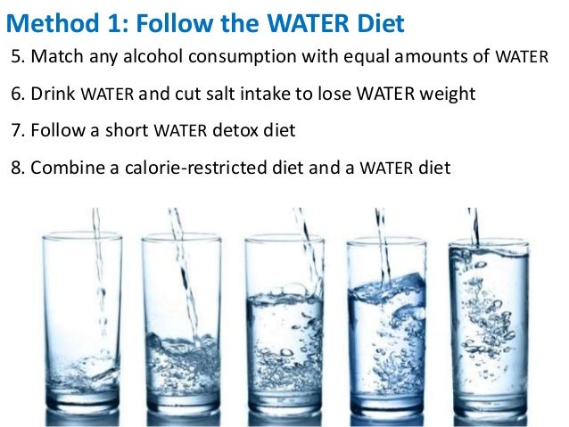 Alcohol Lose Water Weight