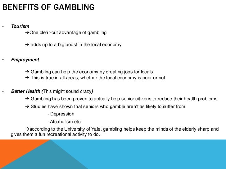 Benefits Of Gambling Benefits Of Gambling