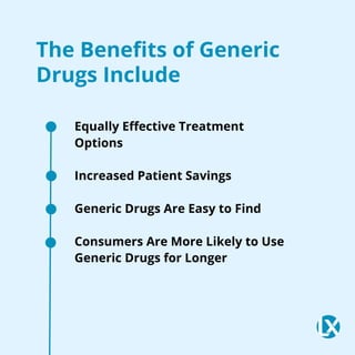 The Benefits of Generic Drugs Include