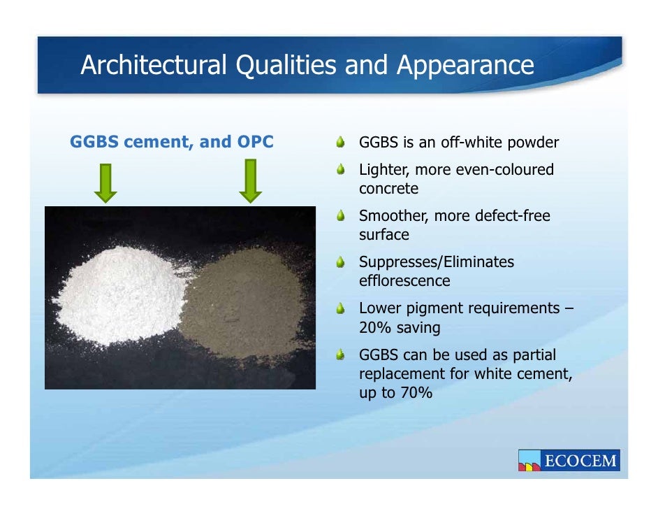 The Benefits Of Ggbs Cement In Concrete 2011 Engineers & Architec…