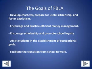 The benefits of joining fbla | PPT