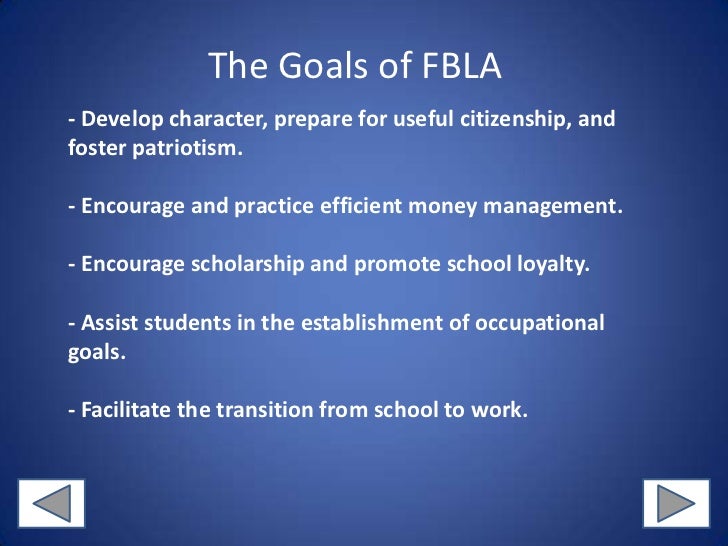 The benefits of joining fbla