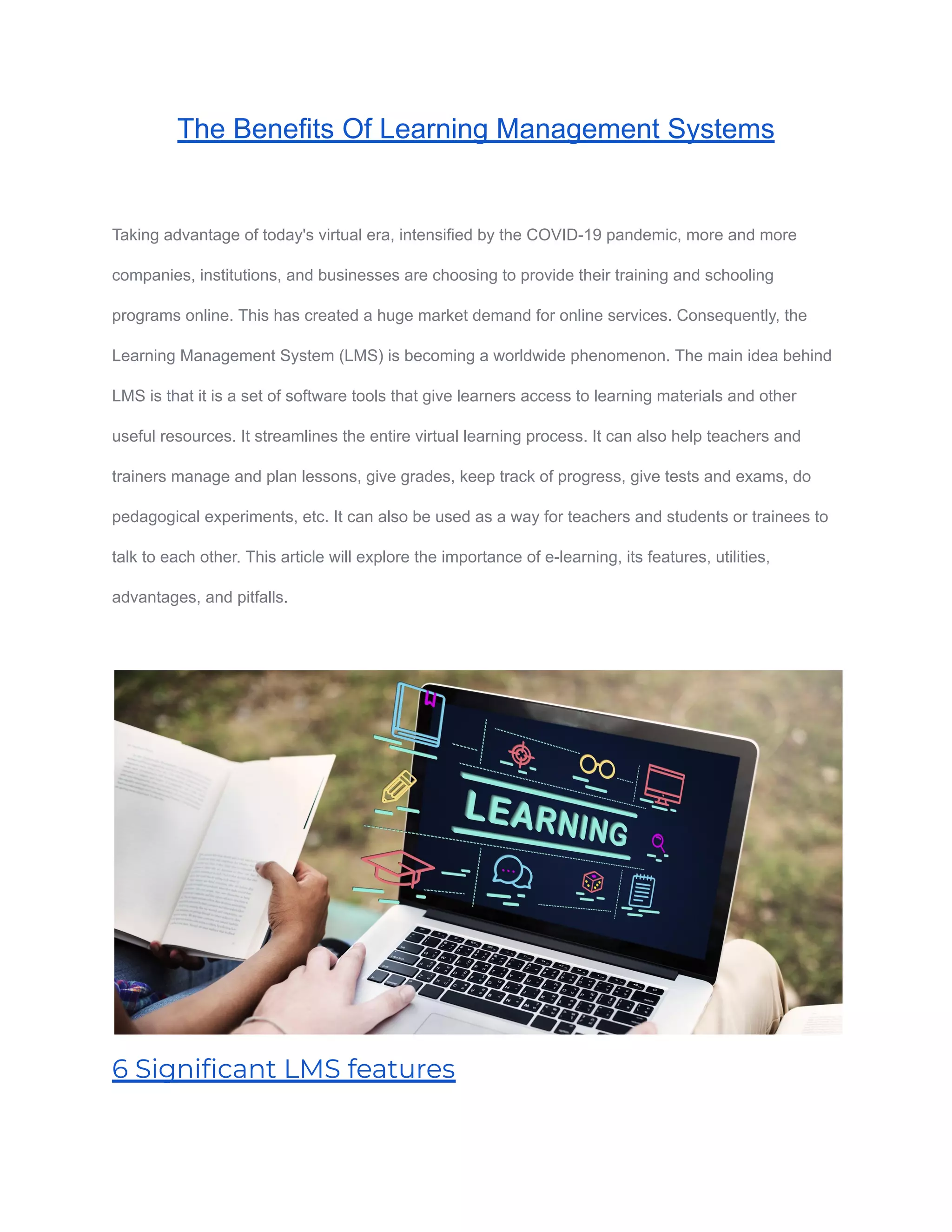 The Benefits Of Learning Management Systems.pdf