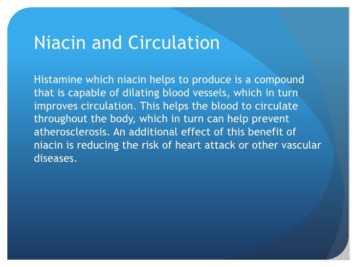 The Benefits Of Niacin