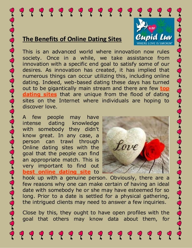 benefits of online dating sites