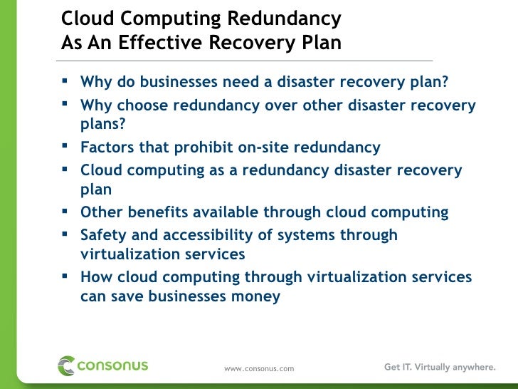 Safety Recovery Plans And Redundant Systems