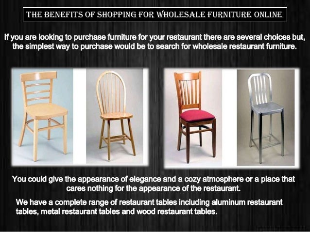 The benefits of shopping for wholesale furniture online