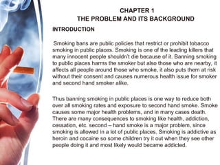 THE BENEFITS OF SMOKING BAN IN PUBLIC PLACES.pptx
