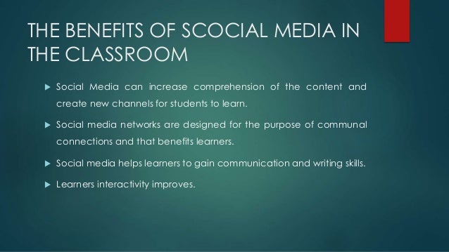 social media in the classroom a literature review