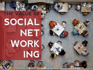 THE VALUE OF

SOCIAL
  NET
 WORK
   ING
 