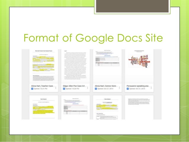 The benefits of using google docs