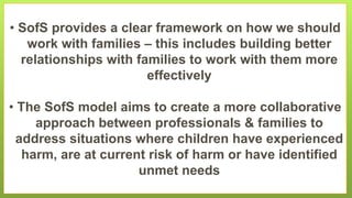 Sos Framework Model The benefits of using the Signs of Safety SoS approach - Short slide ...
