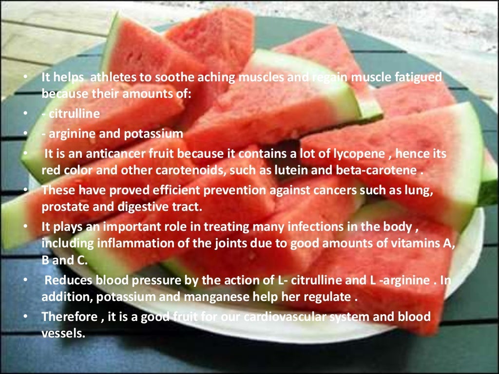 The benefits of xigua