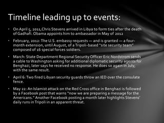 The benghazi attack | PPTX