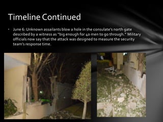 The benghazi attack | PPTX