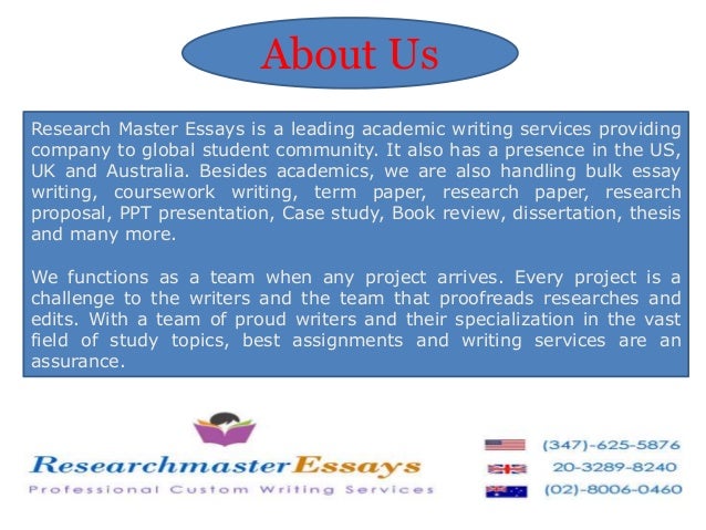 Master papers writing service