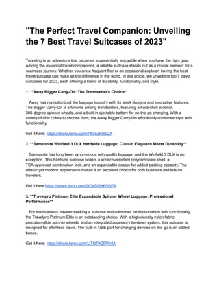 The best 7 suitcases.pdf