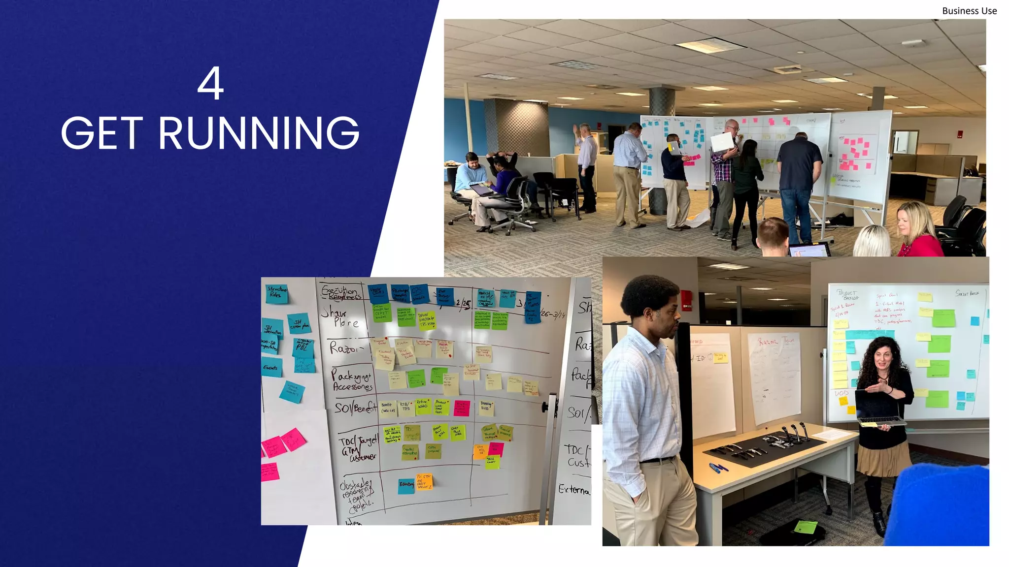 Business Use
4
GET RUNNING
 