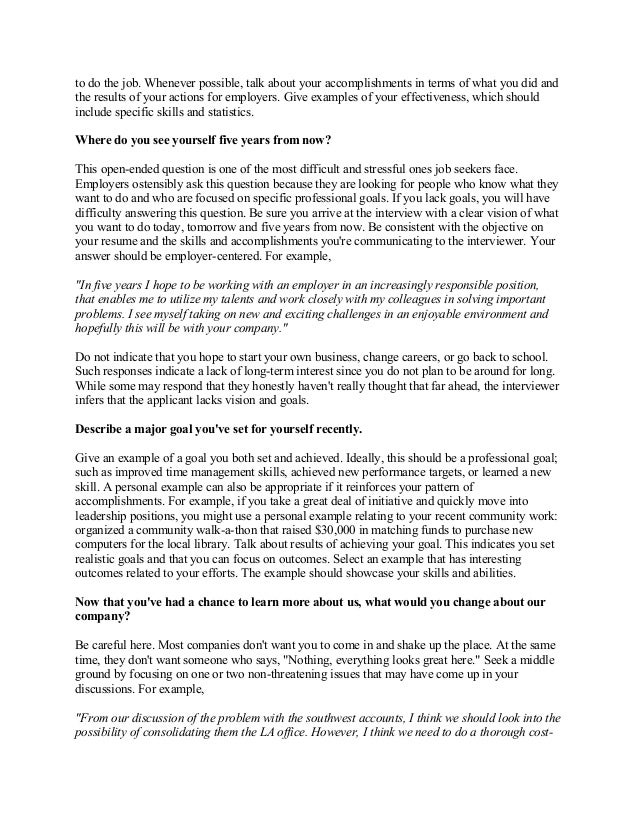 the best answers to tough interview questions my ideal work environment