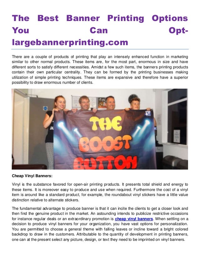 the best banner printing options you can optlargebannerprinting com