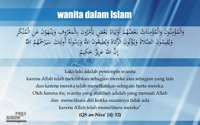 The Best Blessing For Woman Kemuliaan Perempuan Dalam Islam