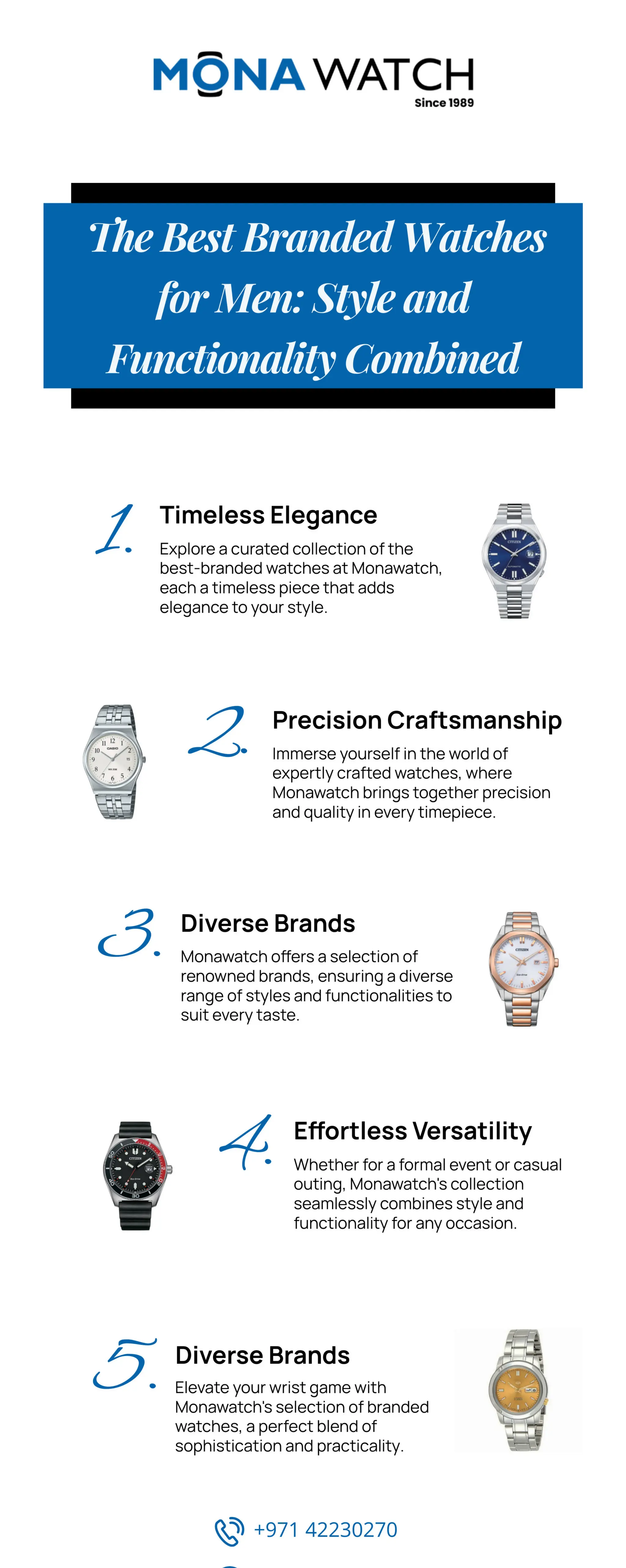 The Best Branded Watches for Men: Style and Functionality Combined