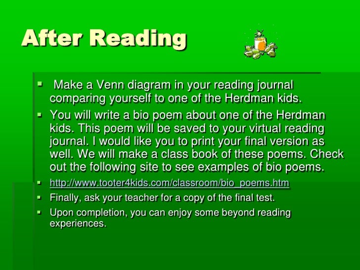 the best christmas pageant ever powerpoint 4 the best christmas pageant ever character descriptions