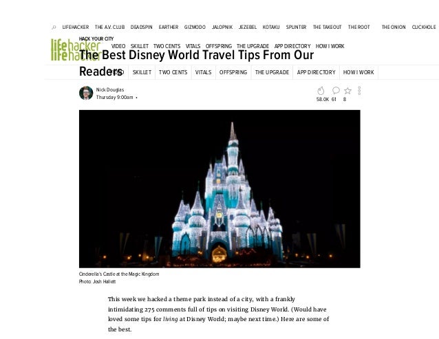 The Best Disney World Travel Tips From Our Readers