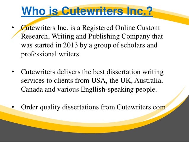 best dissertation writers in the world